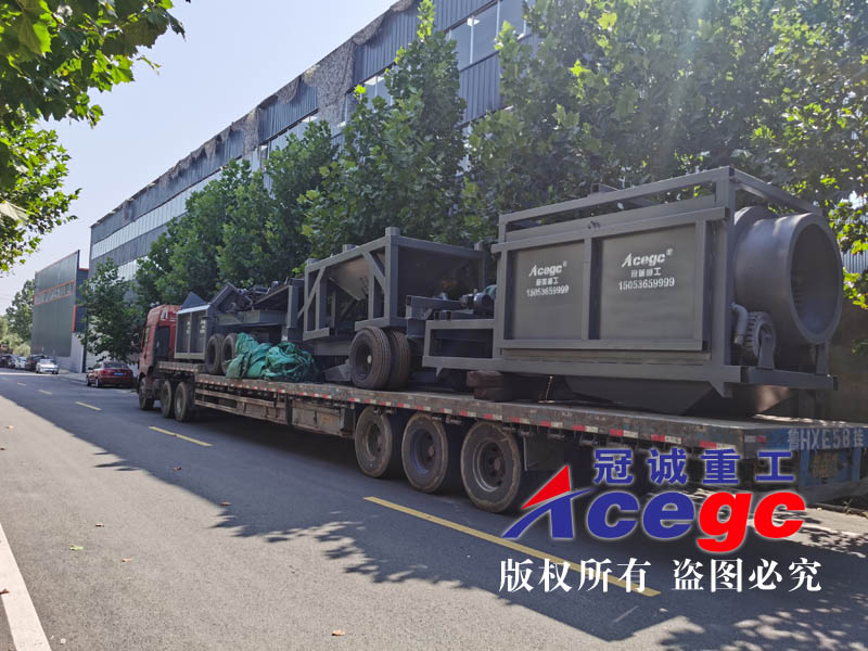 移動重選礦機(jī)械發(fā)往江西