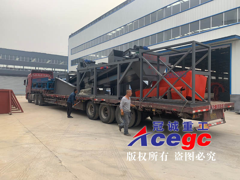 貴金屬重選設(shè)備出口發(fā)貨現(xiàn)場