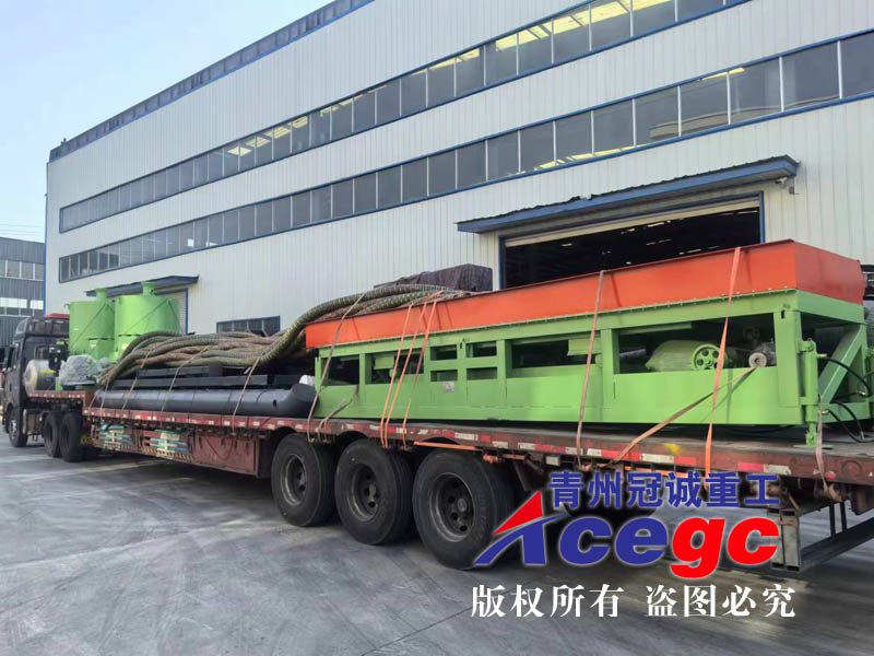 液壓鼓動溜槽+選礦離心機(jī)選金設(shè)備出口蒙古國